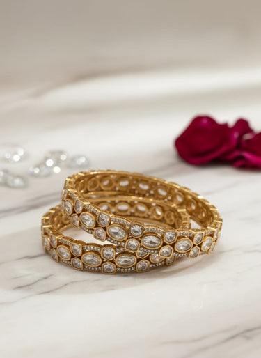 Golden Gleam Bangles